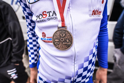 Szosowe mistrzostwa Polski Gdynia - brązowy medal Tobiasza